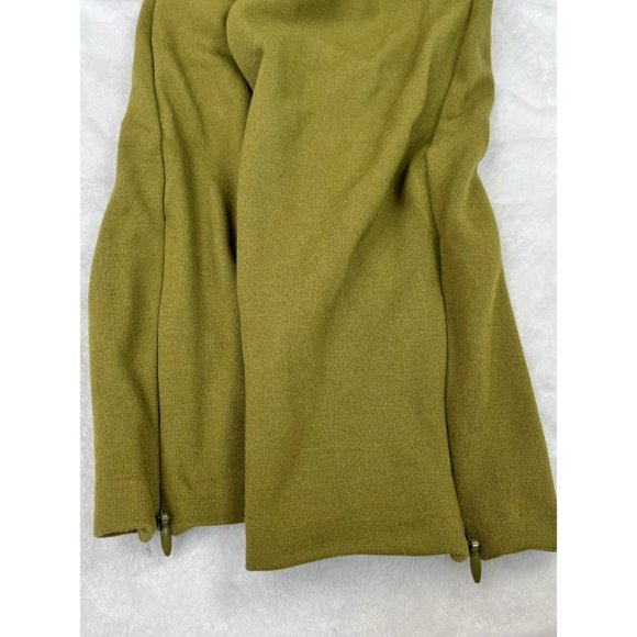 J. CREW Olive Green Leggings Ankle Zippers Size XL - Picture 5 of 12